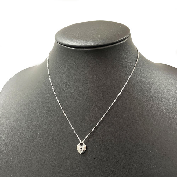 Tiffany Heart Lock Necklace Silver - Picture 2 of 8